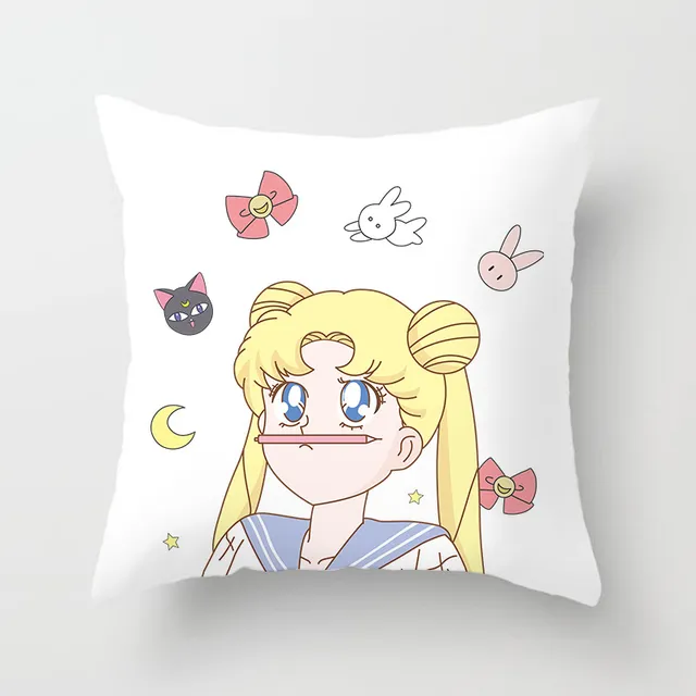 Sailor Moon Pillow Cover Anime Illustration