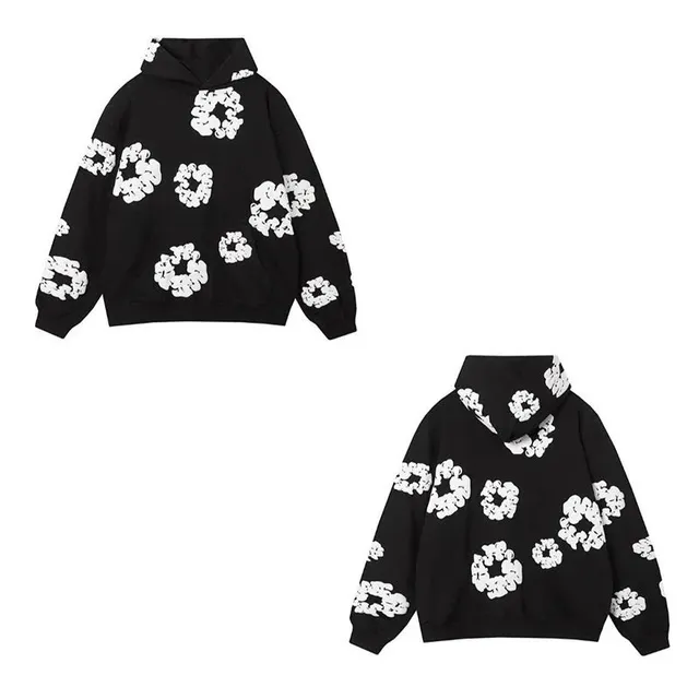 Corteiz Hoodie Scrunched Flower Print