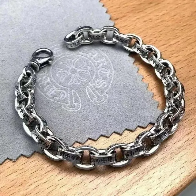Chrome Hearts Chain Bracelet Cross Motif