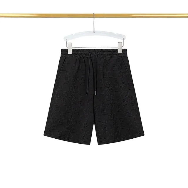 Versace Greek Key Shorts Embossed Logo