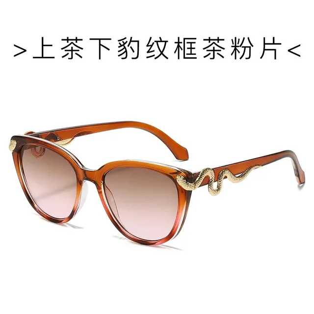 Bulgari Serpenti Cat-Eye Sunglasses Tortoiseshell Frame with Snake Detail