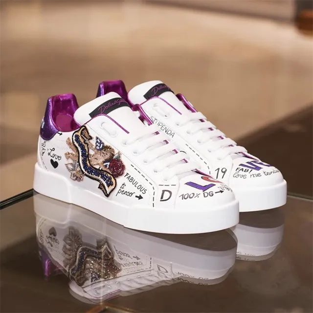 Dolce & Gabbana Sneaker Embroidered Logo