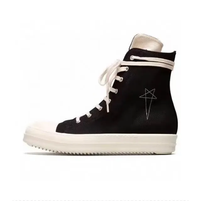 Rick Owens Geobasket High Black/White