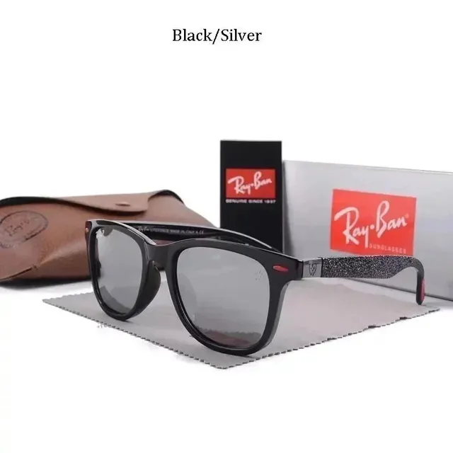 Ray-Ban Clubmaster Black Frame with Silver Temples