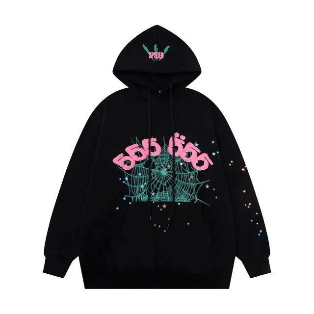 Sp5der Hoodie Spider Web Graphic