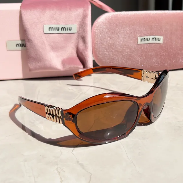 Miu Miu Sunglasses Logo-Accented Acetate