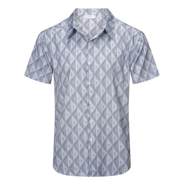 Dior Short-Sleeve Shirt Geometric Print
