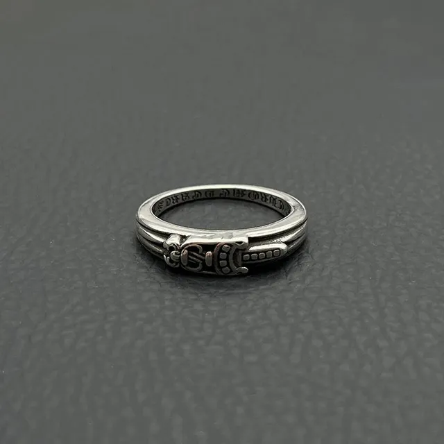 Chrome Hearts Buckle Ring Silver