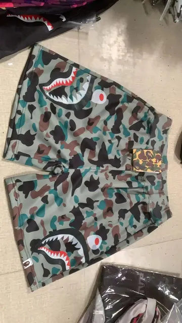 BAPE Shark Shorts Camouflage Shark