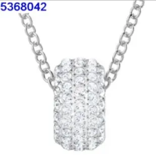 Roulette white gold necklace