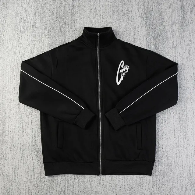 Corteiz Track Jacket White Logo