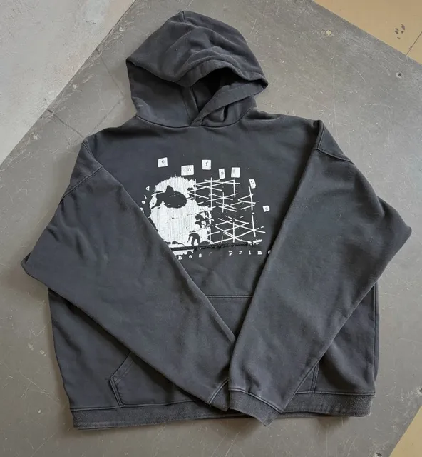 Enfants Riches Déprimés Hoodie Scaffolding Print