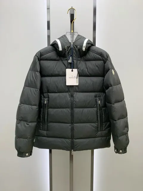 Moncler Puffer Jacket Reflective Hood Trim
