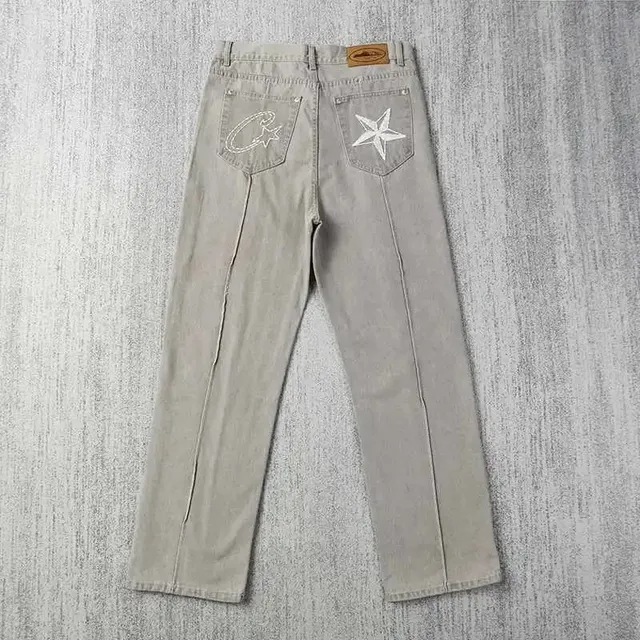 Corteiz Jeans Star Embroidery