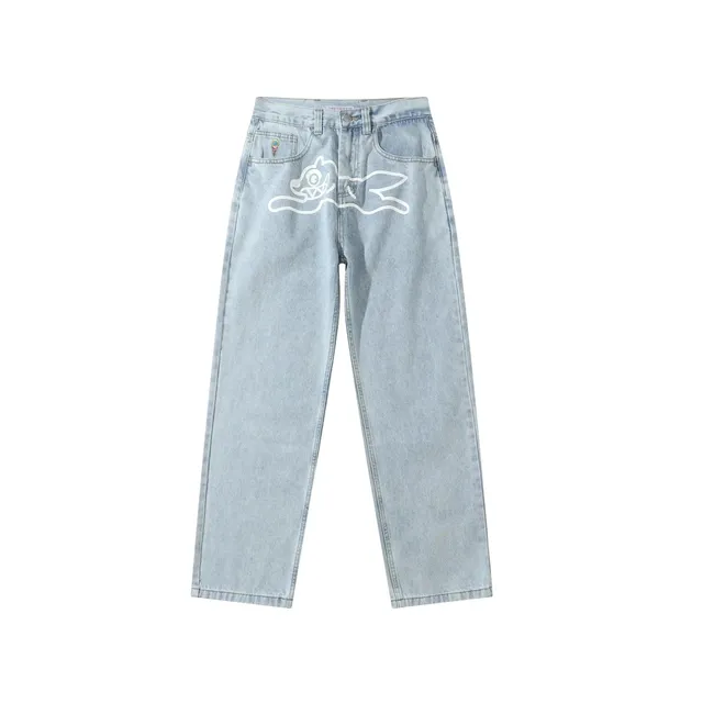 BAPE Jeans Shark Outline