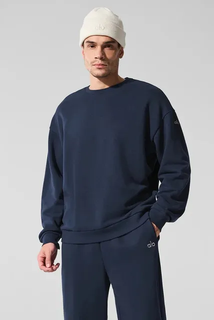 Aimé Leon Dore Essential Crewneck Sweatshirt Classic Navy