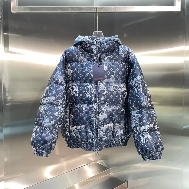 Louis Vuitton Monogram Puffer Jacket Floral Monogram Print