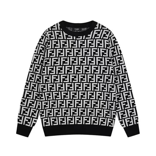 Fendi Knit Sweater FF Logo Intarsia