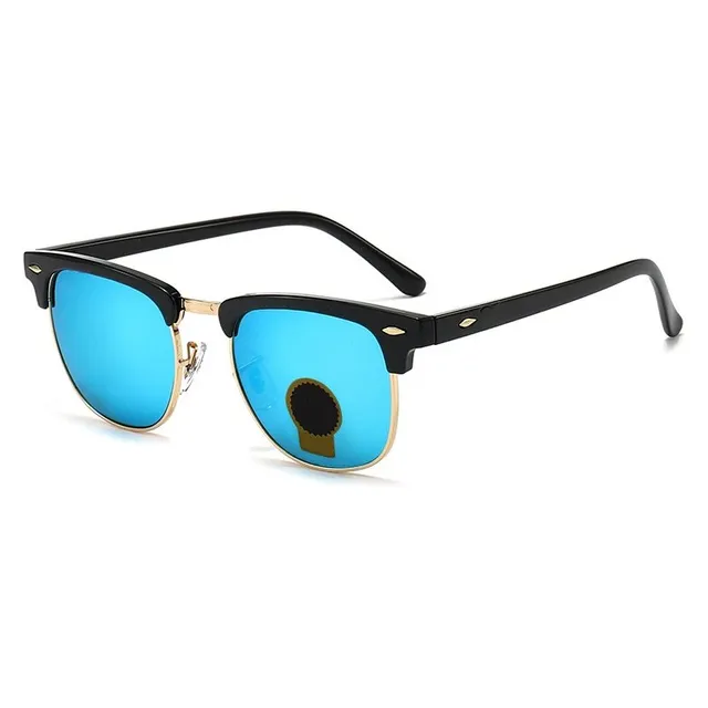 Ray-Ban Clubmaster Blue Mirror Lens