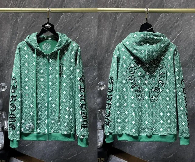 Chrome Hearts Zip-Up Hoodie