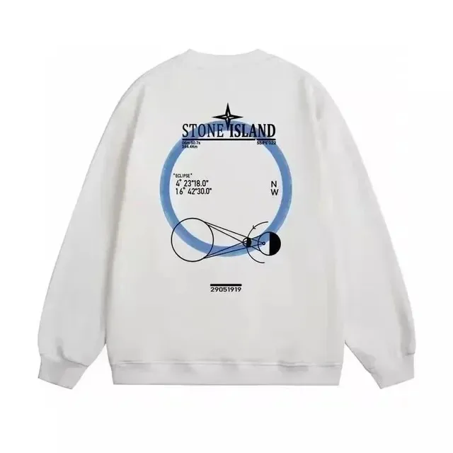 Stone Island Crewneck Sweatshirt Eclipse Print