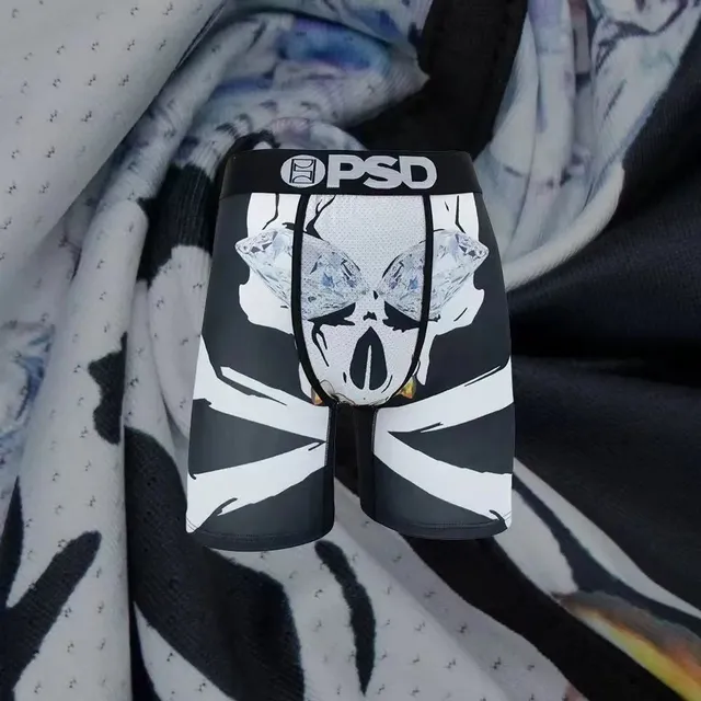 PSD Boxer Brief Skull Diamond Print
