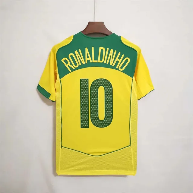 Nike × Brazil National Team Brazil Home Jersey Ronaldinho #10