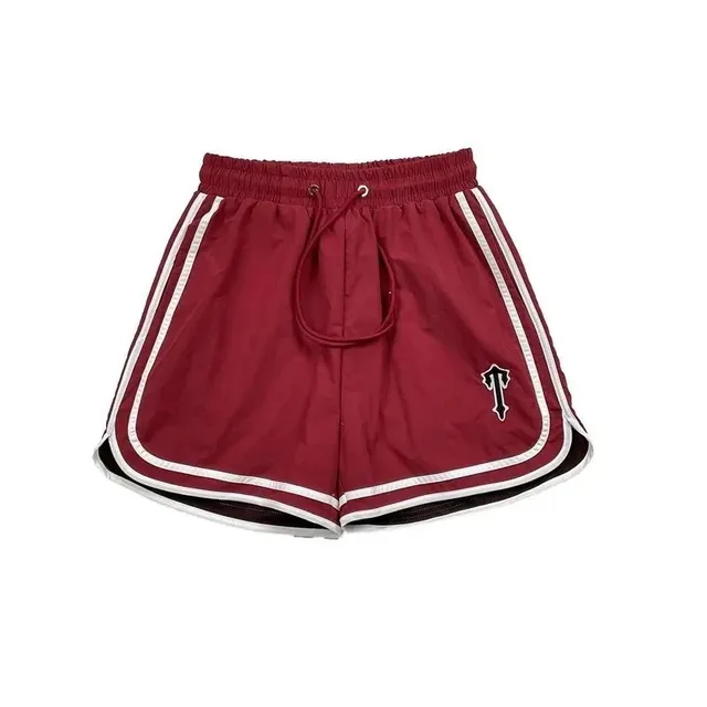 Sp5der Track Shorts Twill Stripe