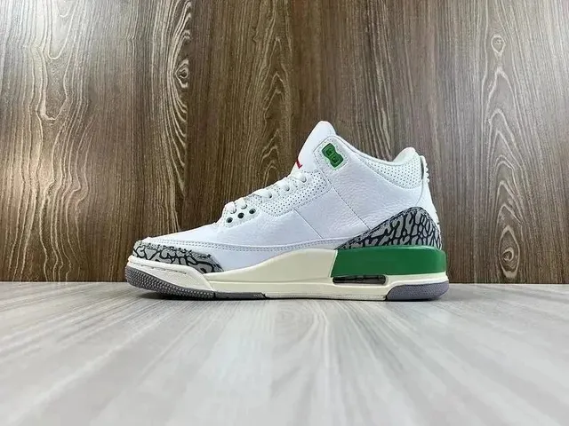 Air Jordan 3 White Cement Green