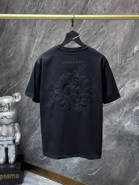 Chrome Hearts Embroidered T-Shirt Cross Logo