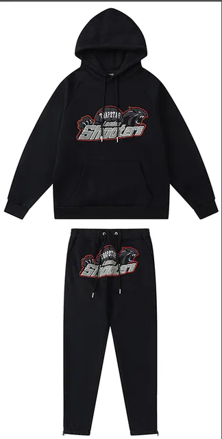 Corteiz Hoodie and Joggers Set Rapstar Shooters Graphic
