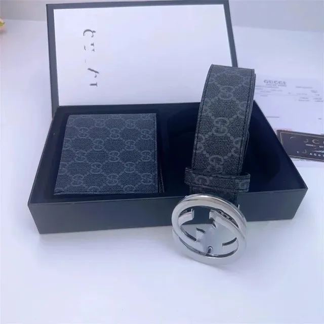 Gucci Horsebit Belt & Wallet Set GG Monogram