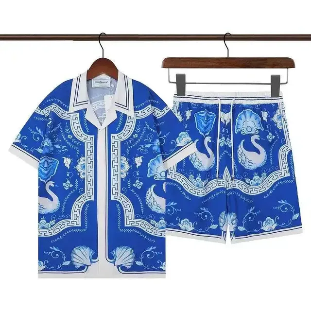 Versace Swan Print Set Barocco Swan