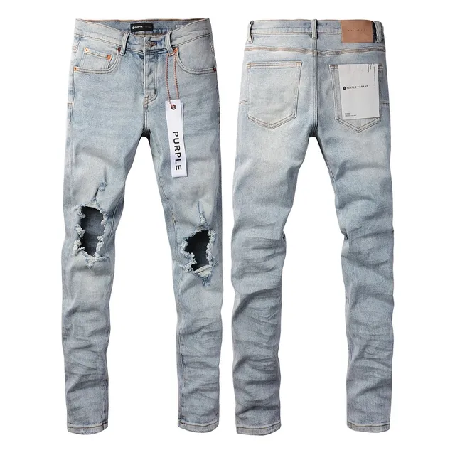 Purple Brand Distressed Slim Fit Jeans