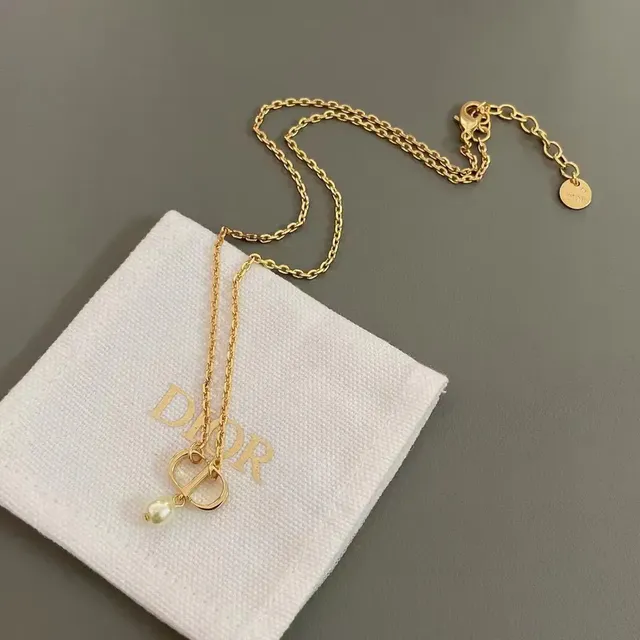 Dior Addict Necklace Pearl Charm