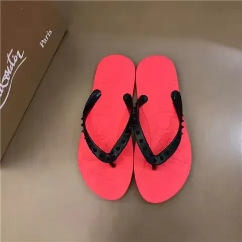 Christian Louboutin Flip Flop Spiked Strap