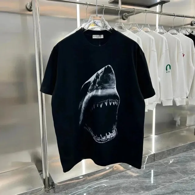 Givenchy Shark Tee Shark Print