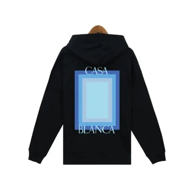Casablanca Zip-Up Hoodie Casa Blanca Graphic