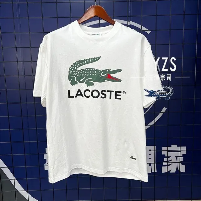 Lacoste Croc Logo Tee Classic Crocodile Print