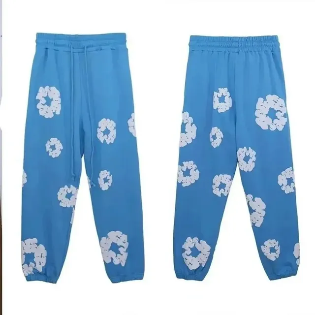 Printed Joggers Floral Pattern