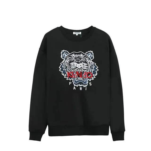 Kenzo Tiger Sweatshirt Embroidered Tiger Logo