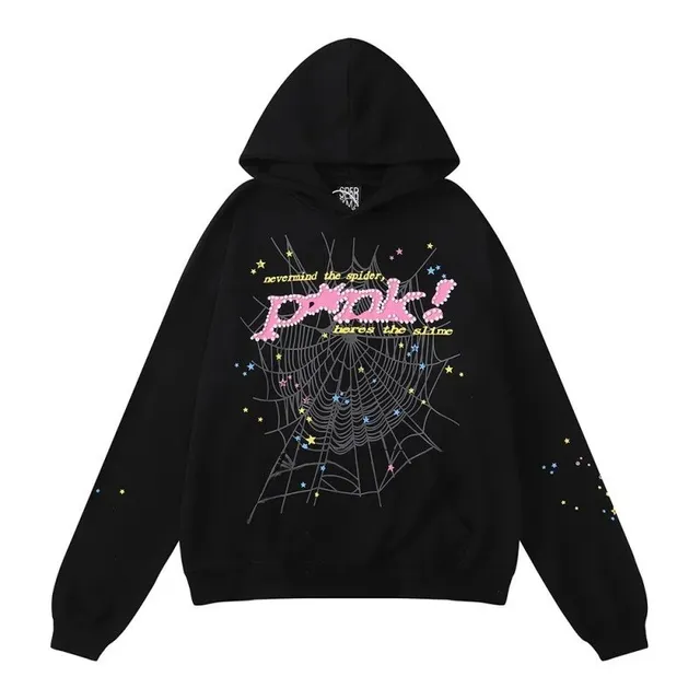 Sp5der Hoodie Spider Web Graphic