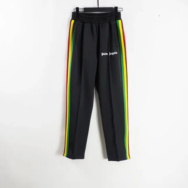 Palm Angels Track Pants Rasta Stripe