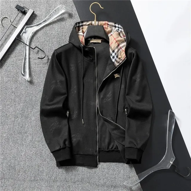 Burberry Hooded Zip Jacket Checkered Lining