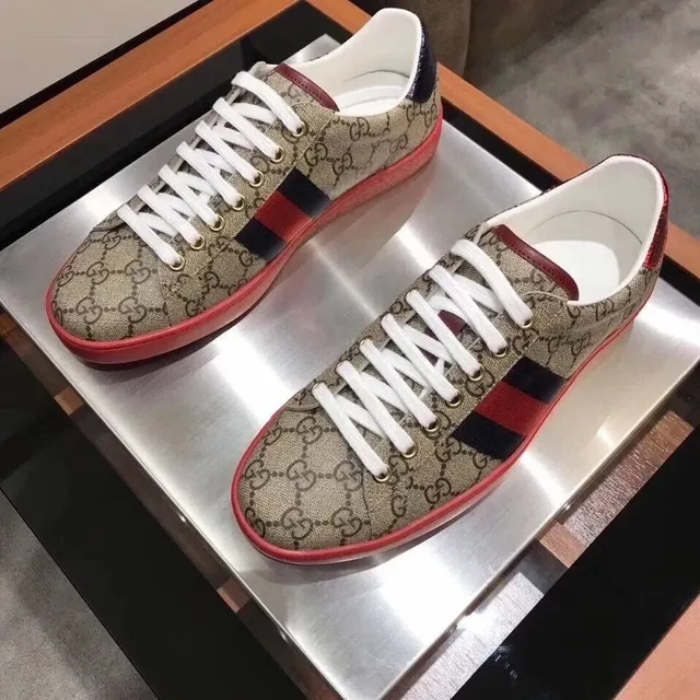 Gucci Ace Sneaker GG Canvas with Web Stripe