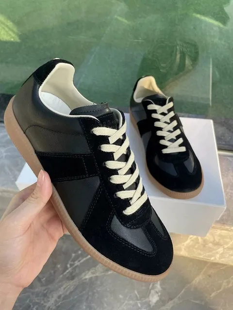 Maison Margiela Future Sneaker Black Suede Leather