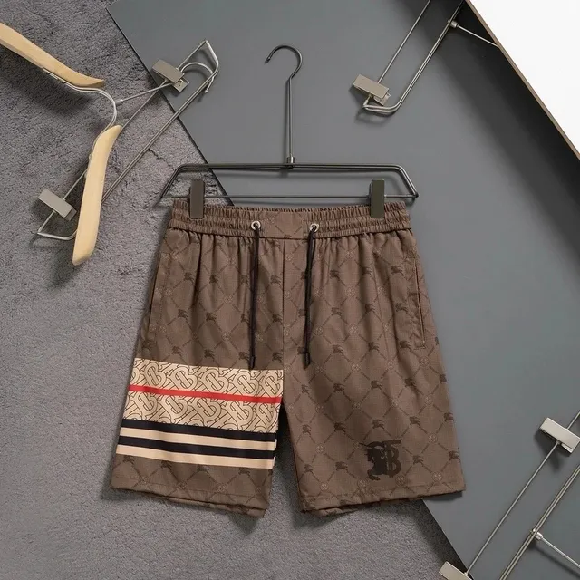 Burberry Monogram Shorts Equestrian Knight Print