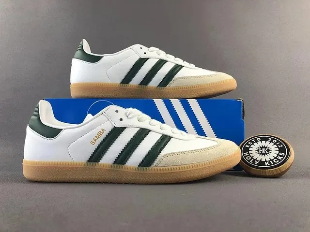 Adidas Samba White Green