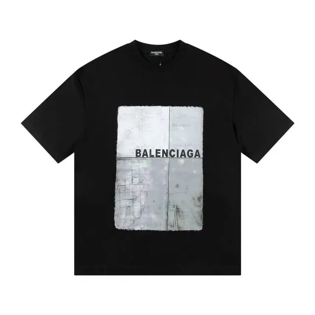 Balenciaga Graphic T-Shirt Painted Logo