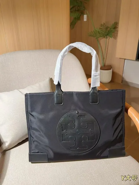 Tory Burch Tote Bag Logo Embossed